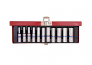 Hlavice prodloužená 1/4" 6 hran 11dílná sada King Tony 2511MR