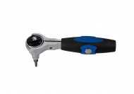 Ráčna s otočnou hlavou kombinovaná rukojeť King Tony 1/4