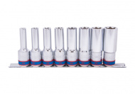 Hlavice prodloužená 1/2" Torx "E" 8dílná sada King Tony 4148PR10