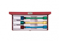 Hlavice rázové nástrčné + nástavec na ALU kola King Tony 1/2 CrMo  6 hran 17 - 21 mm 4405MX