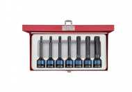 Hlavice rázové prodloužené zástrčné King Tony 1/2 CrMo TORX T25 -T60 mm 4467PP