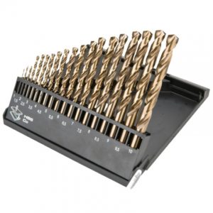 Sada vrtáků Graphite HSSCo5 1-10 mm / 19 dílů 57H089
