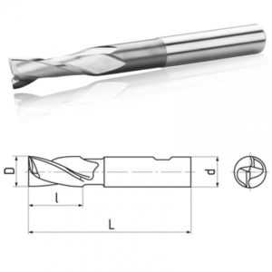 Fréza 32x53mm pro drážky per dlouhá