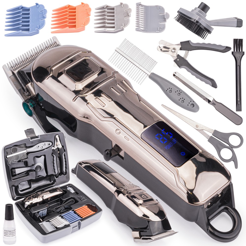 Aku stříhací strojek na psy a domácí zvířata 3