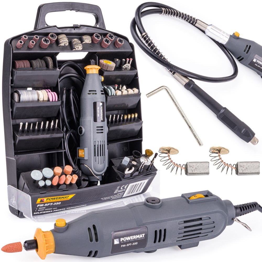 Miny přímá bruska s příslušenstvím PM-SPT-350 Powermat