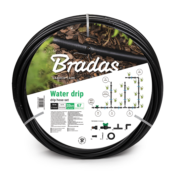 BRADAS Zavlažovací sada s hadicí 50m WATER DRIP BR-DSWWM50-SET1