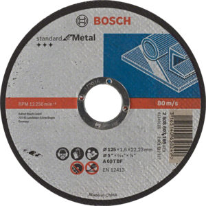 BOSCH Standard for Metal řezný kotouč 125mm (1.6 mm)