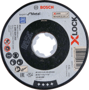BOSCH Expert for Metal kotouč na kov X-LOCK (115/1.6 mm)