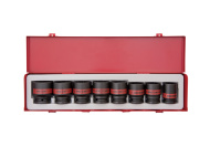 Sada rázových nástrčných hlavic King Tony 3/4 CrMo 6 hran 1 - 1-1/2 6409SP10