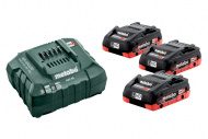 Set akumulátorů Metabo LiHD 18 V 4.0 Ah a nabíječe ASC 55 685132000