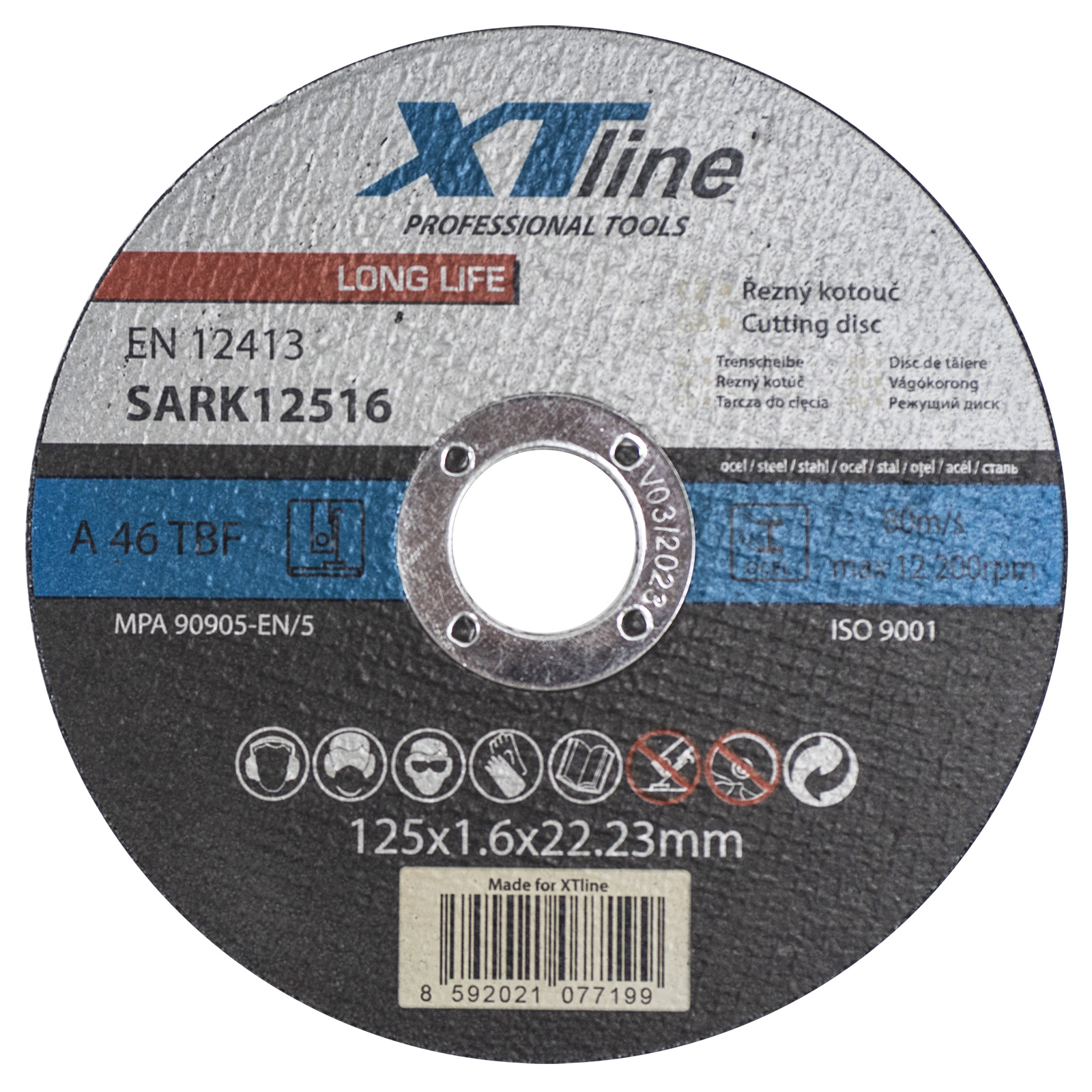 XTLINE Kotouč řezný na ocel | 125x2