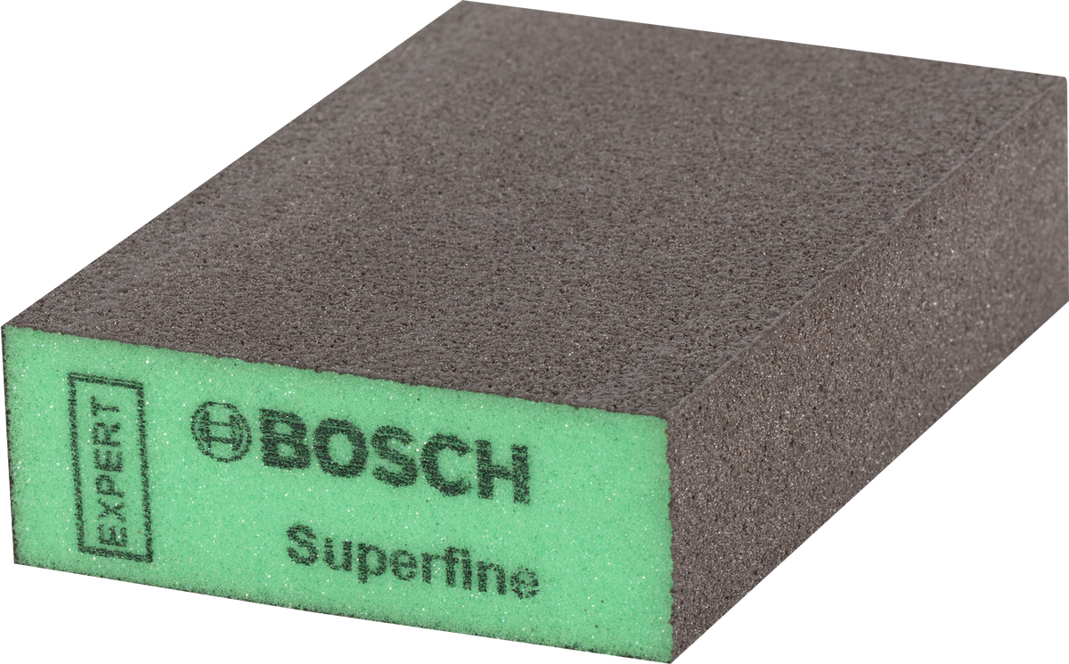 BOSCH Expert S471 velmi jemná brusná houba Standard SuperFine 69x97x26 mm - zelená