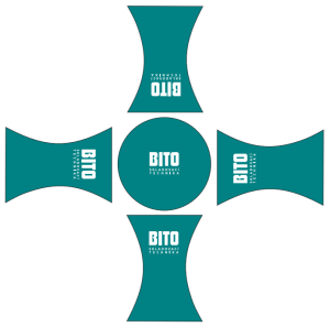 TENTino Elastický potah na bistro stůl 80 cm s vlastním potiskem