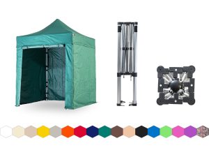 Nůžkový párty stan 2x2 m TENTino SMALL HEXAGON Barva opláštění: 9A - ZELENÁ