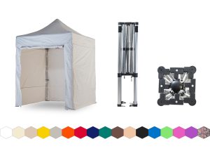 Nůžkový párty stan 2x2 m TENTino SMALL HEXAGON Barva opláštění: 1A - BÍLÁ