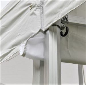 TENTino Okap pro nůžkový párty stan 4 m Barva opláštění: 5A - ŠEDÁ