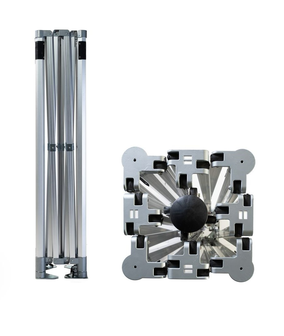 TENTino Konstrukce nůžkového párty stanu BIG HEXAGON 4x4 m bez opláštění