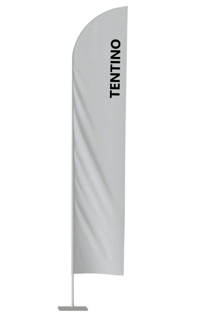 TENTino Vlajka BASIC (vel. L) Typ podstavce: JEHLA DO ZEMĚ
