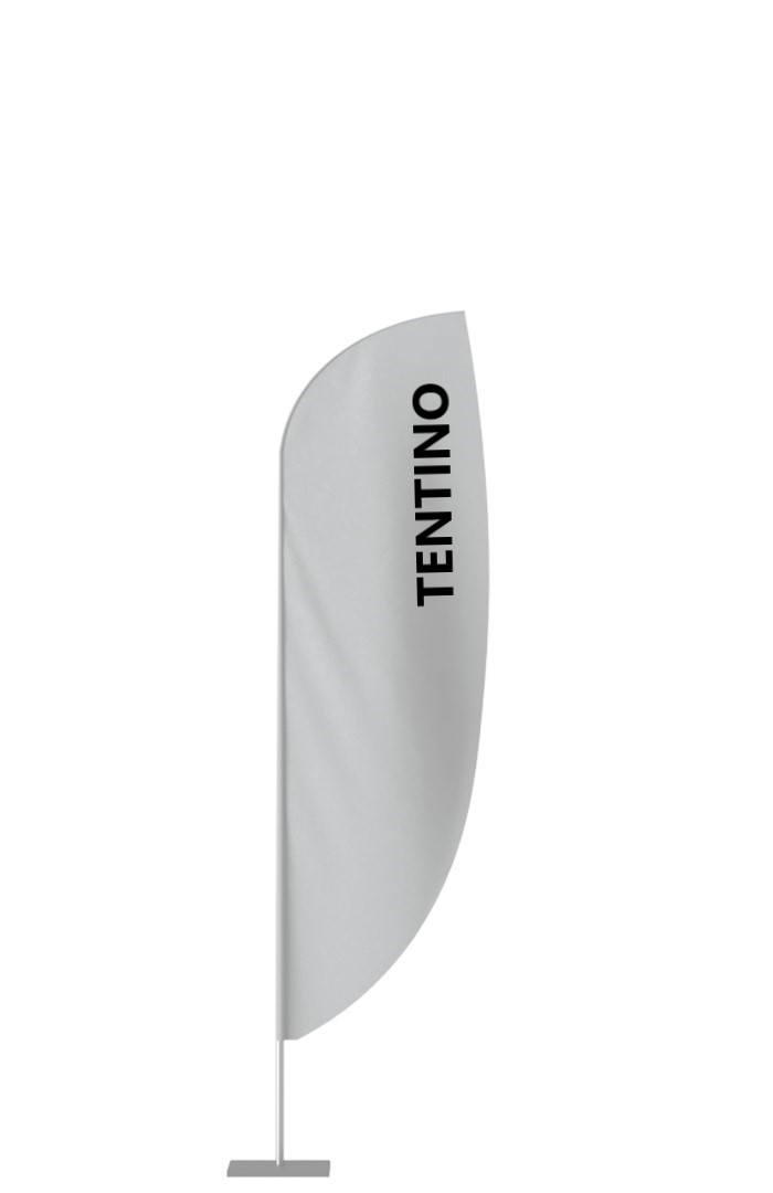 TENTino Vlajka BOWFLAG (vel. M) Typ podstavce: DESKOVÁ PODSTAVA