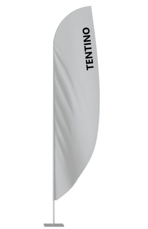 TENTino Vlajka BOWFLAG (vel. L) Typ podstavce: DESKOVÁ PODSTAVA