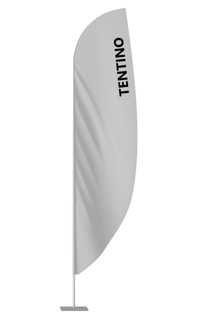 TENTino Vlajka BOWFLAG (vel. L) Typ podstavce: BEZ PODSTAVCE