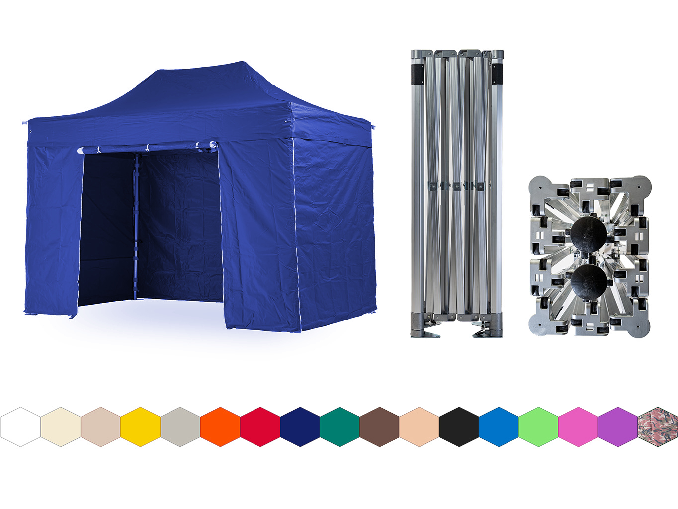 Nůžkový párty stan 3x4