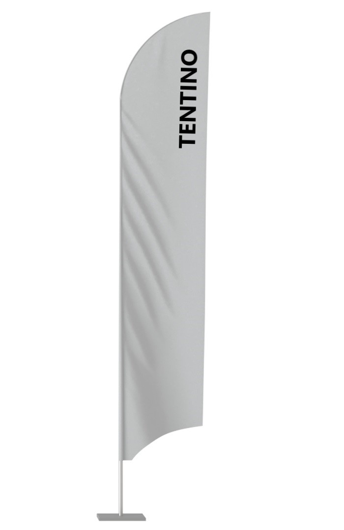 TENTino Vlajka SHARK (vel. L) Typ podstavce: JEHLA DO ZEMĚ