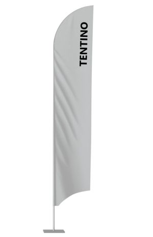 TENTino Vlajka SHARK (vel. L) Typ podstavce: DESKOVÁ PODSTAVA