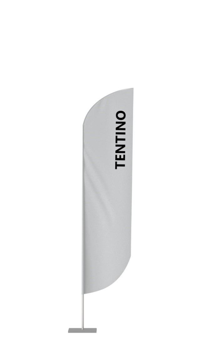 TENTino Vlajka KULATÁ SHARK (vel. M) Typ podstavce: JEHLA DO ZEMĚ