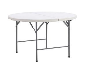 TENTino Skládací stůl průměr 122 cm PŮLENÝ