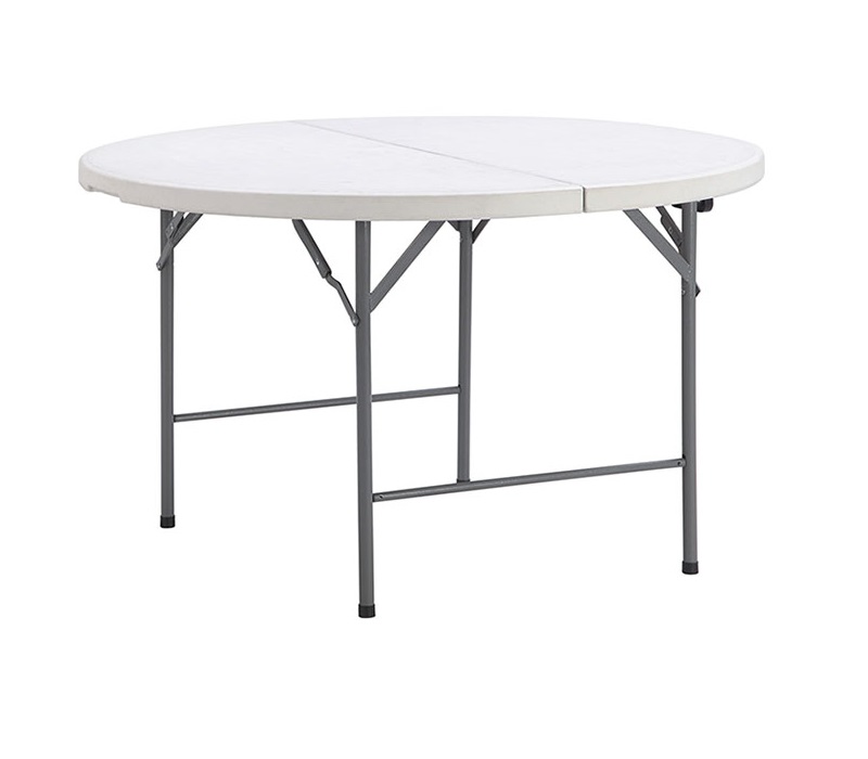 TENTino Skládací stůl průměr 122 cm PŮLENÝ