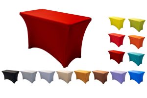 TENTino Elastický potah na skládací stůl 122x60 cm VÍCE BAREV Barva: VÍNOVÁ