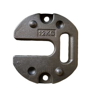 TENTino Železná zátěž 12 kg (1 ks) tvar C