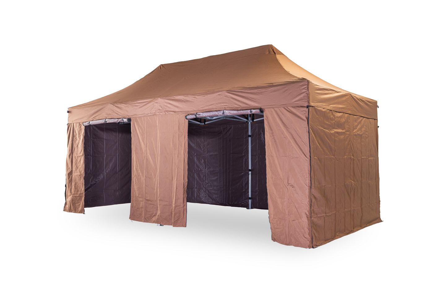 TENTino OPLÁŠTĚNÍ NA 4x6 m /6 BIG HEXAGON Barva opláštění: 10A - HNĚDÁ