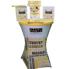 TENTino Elastický potah na bistro stůl 70 cm s vlastním potiskem