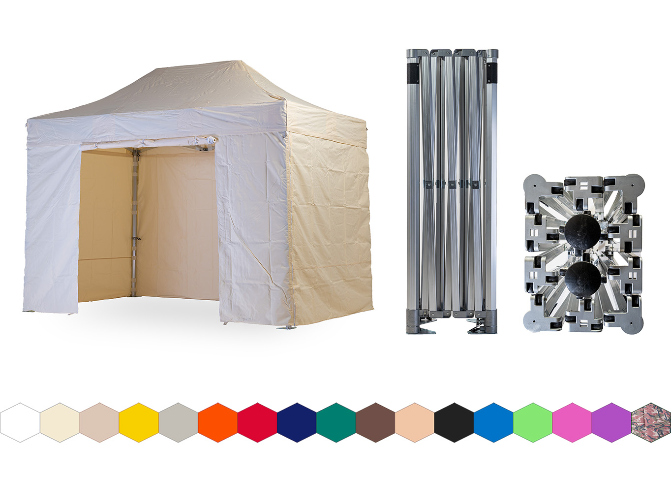 Nůžkový párty stan 3x4