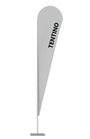 TENTino Vlajka KAPKA (vel. L) Typ podstavce: JEHLA DO ZEMĚ