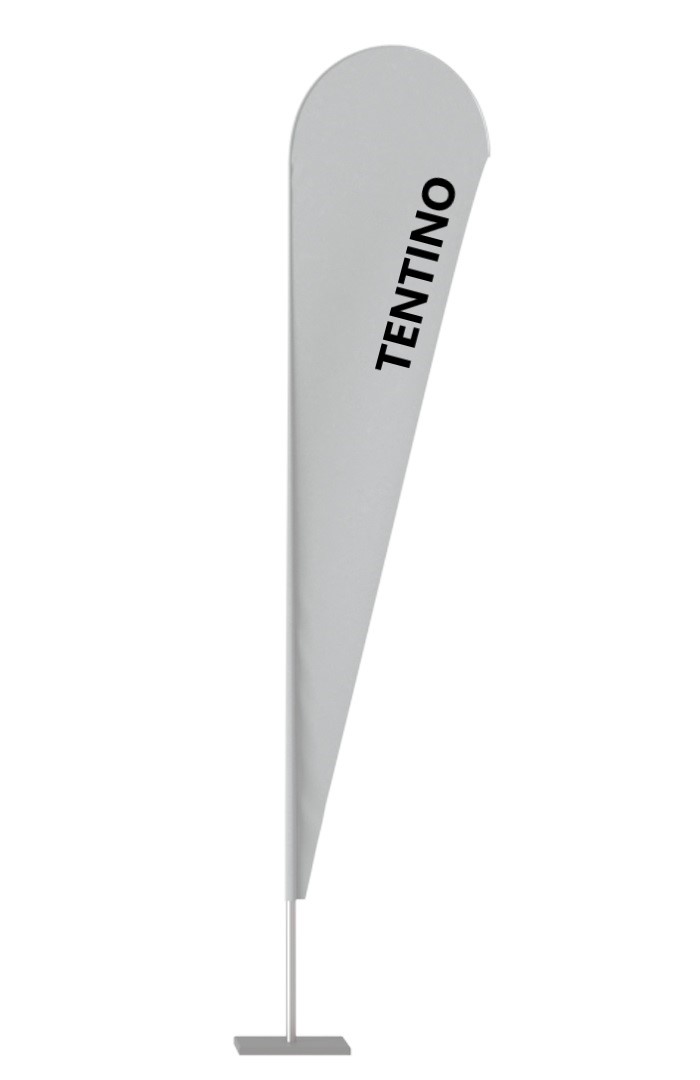 TENTino Vlajka KAPKA (vel. L) Typ podstavce: BEZ PODSTAVCE