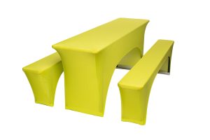 TENTino Elastický potah na pivní set 200x50 - 200x70 cm Barva: 3 SVĚTLE ZELENÁ