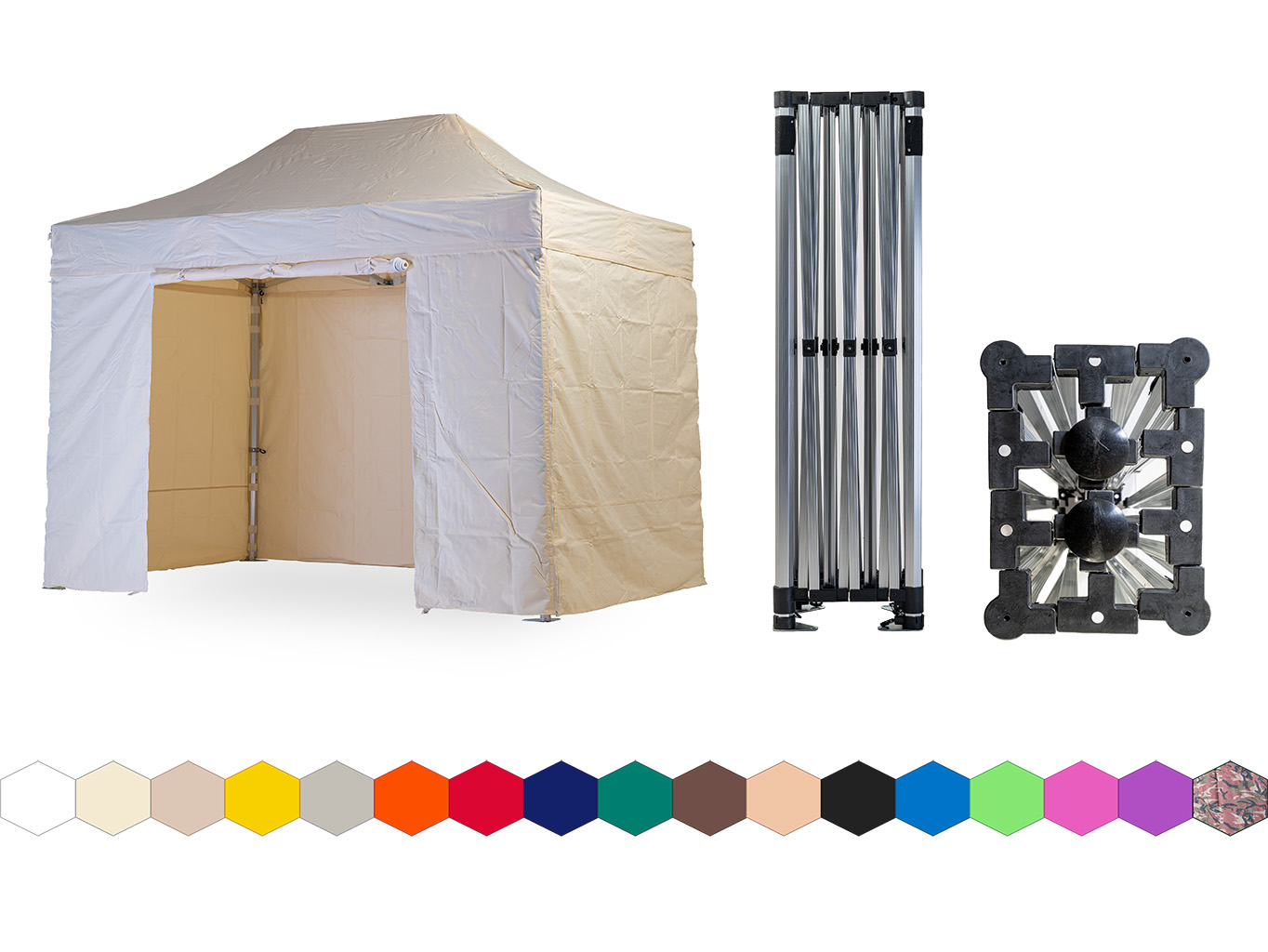 Nůžkový párty stan 3x4