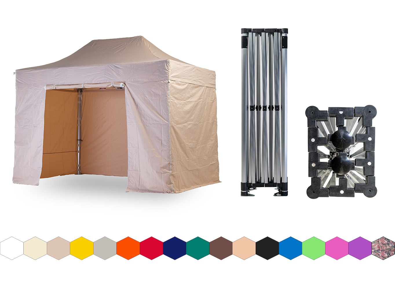 Nůžkový párty stan 3x4