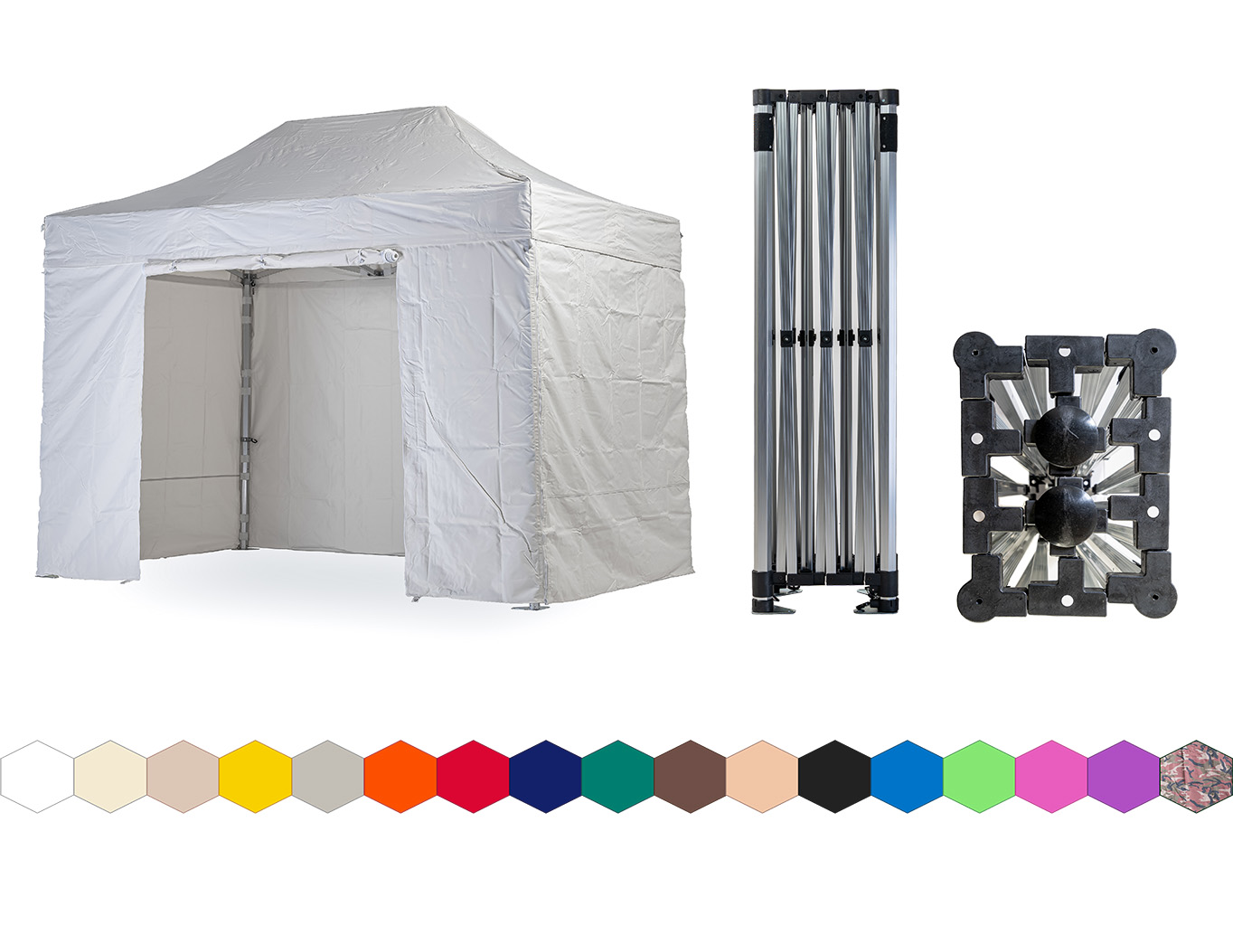 Nůžkový párty stan 3x4