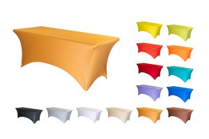 TENTino Elastický potah na skládací stůl 180x76 cm VÍCE BAREV Barva: ZLATÁ