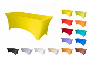 TENTino Elastický potah na skládací stůl 180x76 cm VÍCE BAREV Barva: ŽLUTÁ
