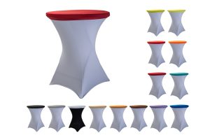 TENTino Elastická čepice na desku bistro stolu 80 cm VÍCE BAREV Barva: VÍNOVÁ