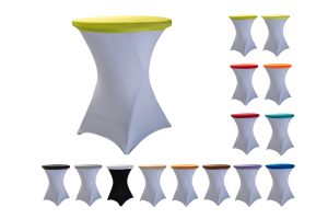 TENTino Elastická čepice na desku bistro stolu 80 cm VÍCE BAREV Barva: SVĚTLE ZELENÁ