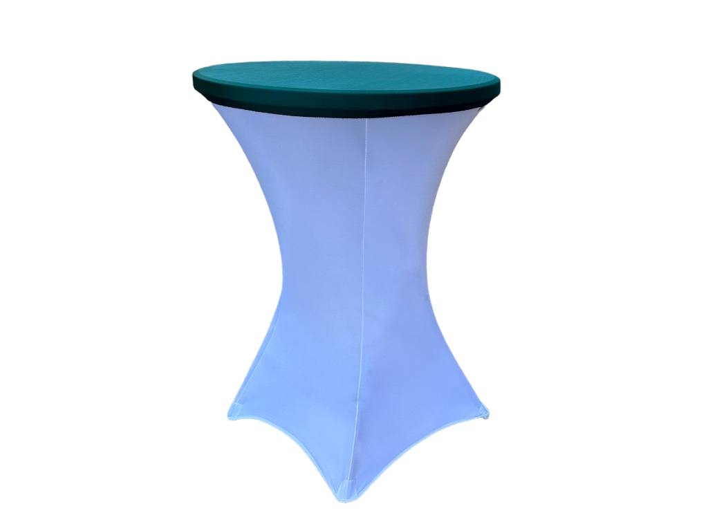 TENTino Elastická čepice na desku bistro stolu 80 cm VÍCE BAREV Barva: TMAVĚ ZELENÁ