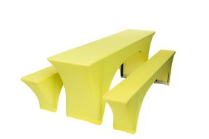 TENTino Elastický potah na pivní set 220x50 - 220x70 cm Barva: 11 ŽLUTÁ