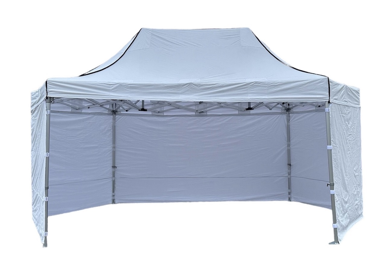 Nůžkový párty stan 2x2x4 m TENTino BIG HEXAGON Barva opláštění: 4A - ŽLUTÁ