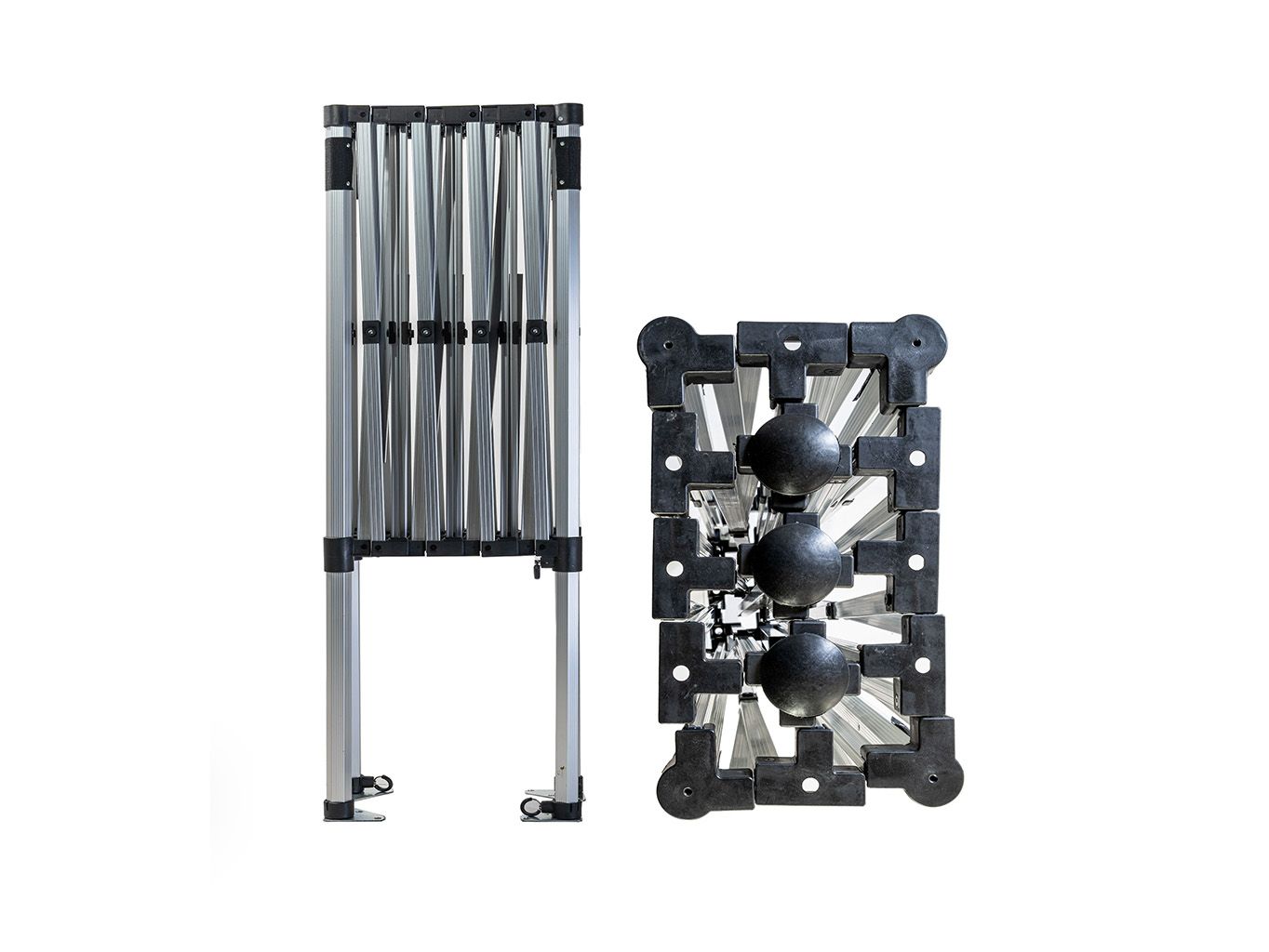 TENTino Konstrukce nůžkového párty stanu SMALL HEXAGON 2x4 m bez opláštění